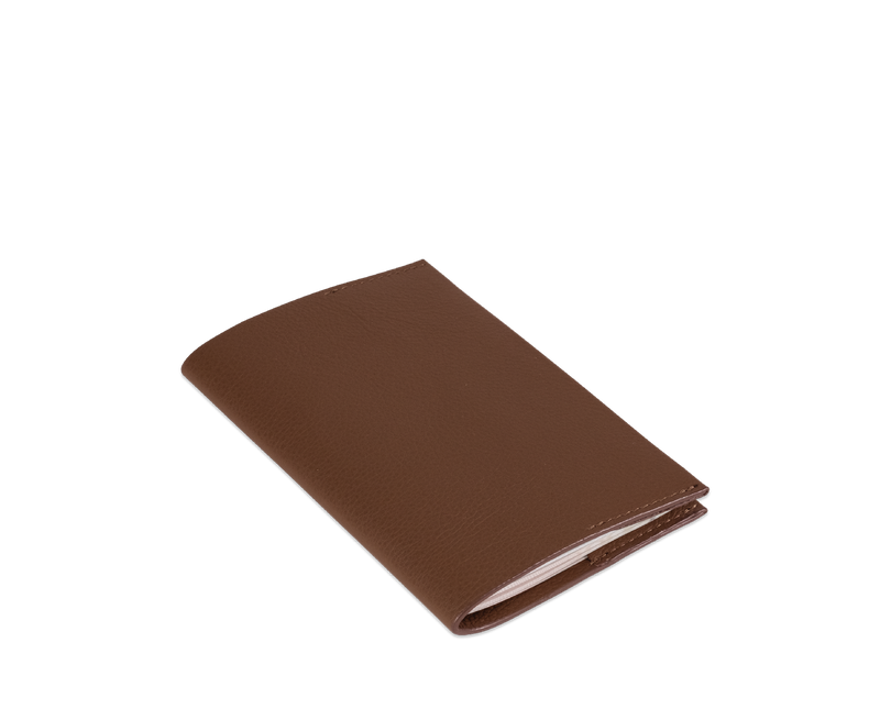 The Passport Cover: Leather - Cognac - One size