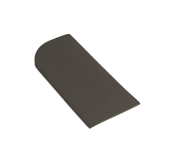 The Glasses Case: Leather - Grey