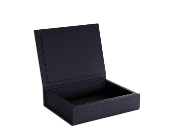 The Box: Leather - Dark Blue - Large