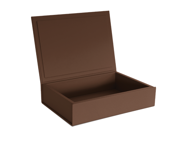 The Box: Leather - Cognac - Large