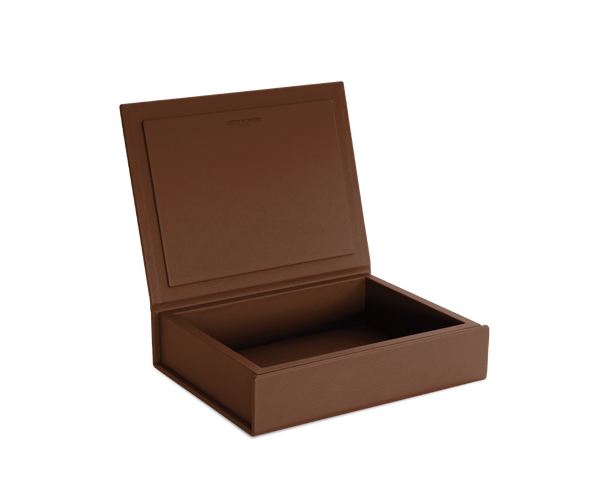 The Box: Leather - Cognac - Medium