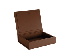 The Box: Leather - Cognac - Medium