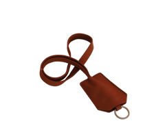 The Keyring: Leather - Apricot - Long strap