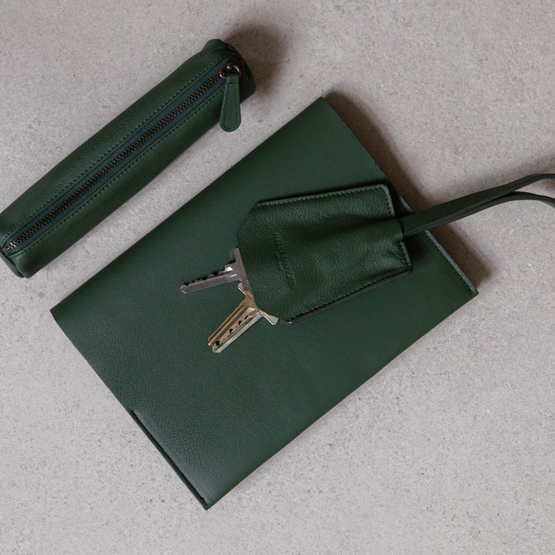 The Keyring: Leather - Cactus - Long strap