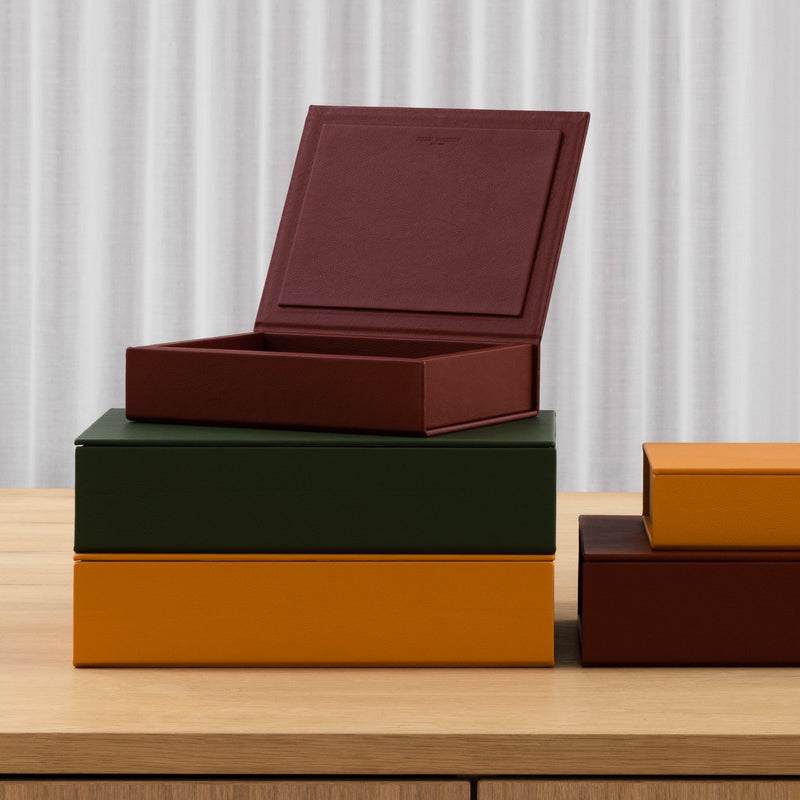 The Box: Leather - Terracotta - Fusion